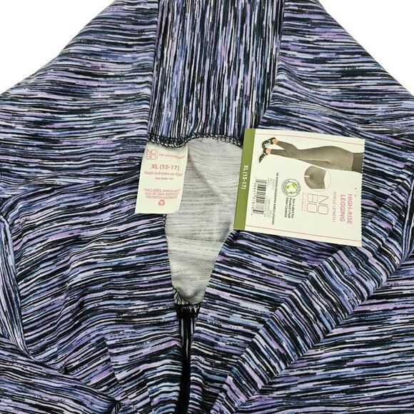 No Boundaries Sueded Crossover Waist Purple NOBO Junior Ankle Leggings - NWT - Picture 13 of 16